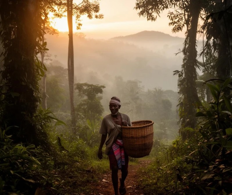 Récoltant ORAVANY au cœur des forêts de Madagascar